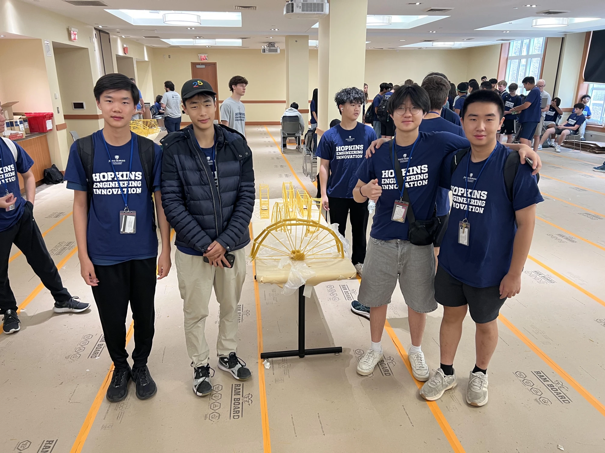 JHU Engineering Innovation bridge project photograph